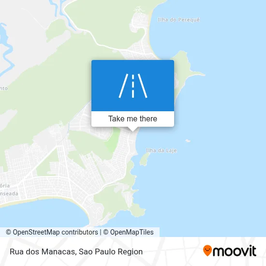 Rua dos Manacas map