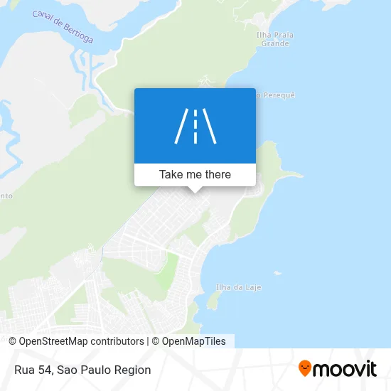 Rua 54 map