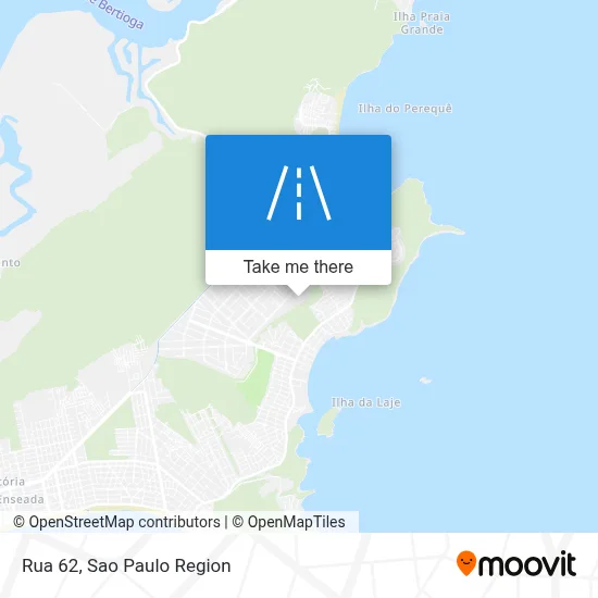 Rua 62 map