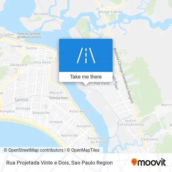 Rua Projetada Vinte e Dois map