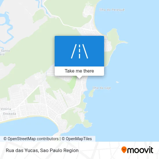 Rua das Yucas map