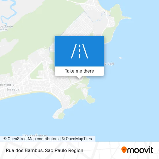 Rua dos Bambus map