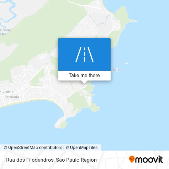 Rua dos Filodendros map