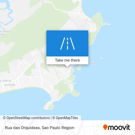 Rua das Orquideas map