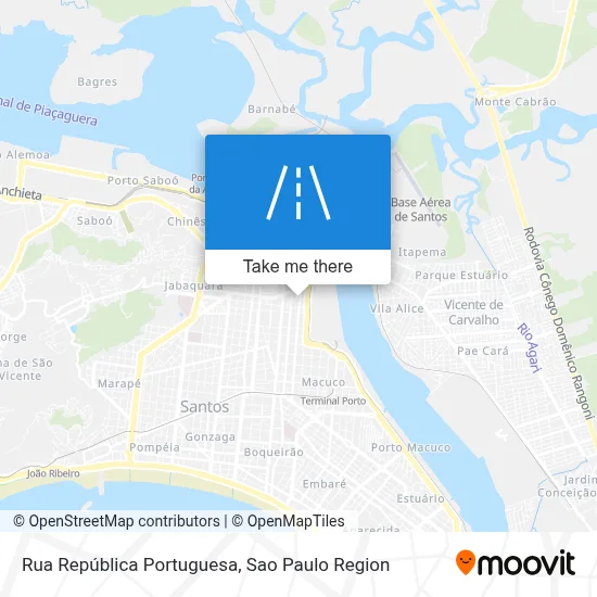 Rua República Portuguesa map