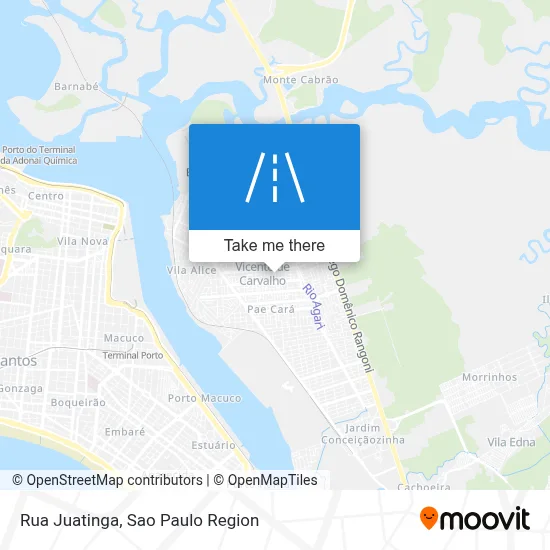 Rua Juatinga map