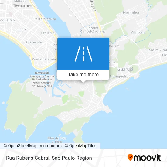 Rua Rubens Cabral map