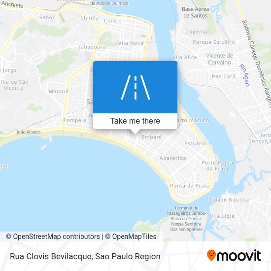 Rua Clovis Bevilacque map