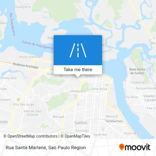 Rua Santa Marlene map