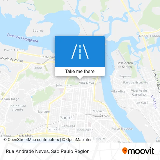 Rua Andrade Neves map