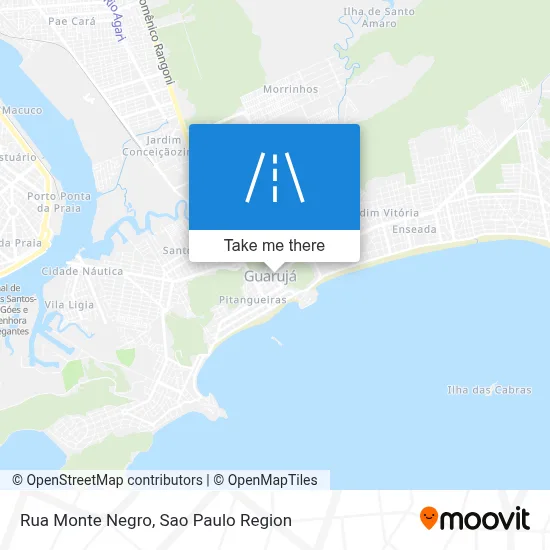 Rua Monte Negro map