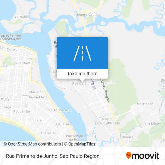 Rua Primeiro de Junho map