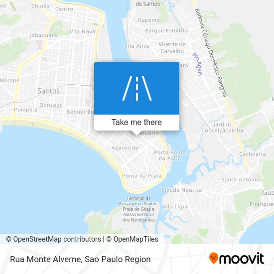 Rua Monte Alverne map