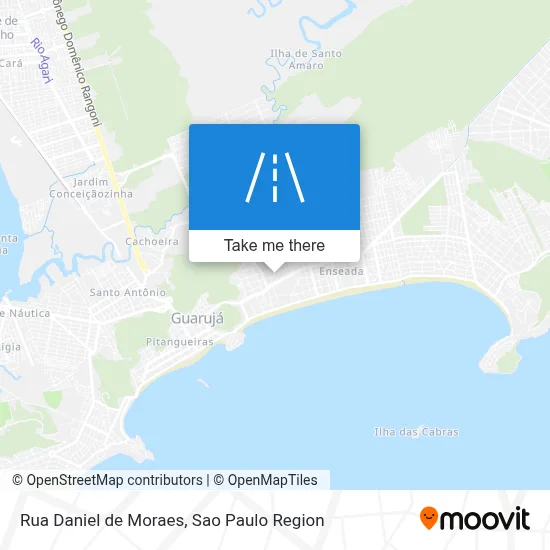 Rua Daniel de Moraes map