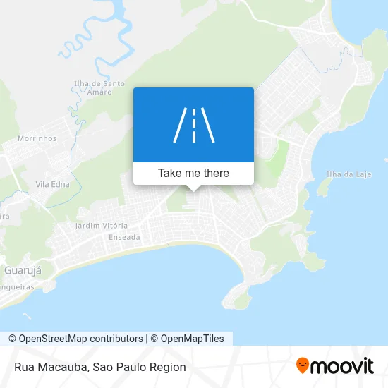 Rua Macauba map