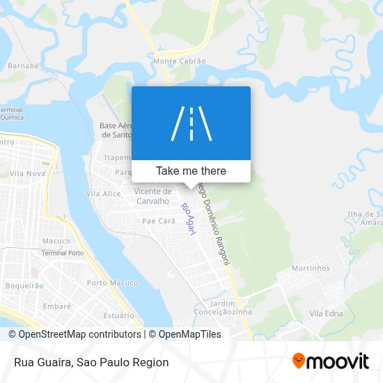 Rua Guaira map