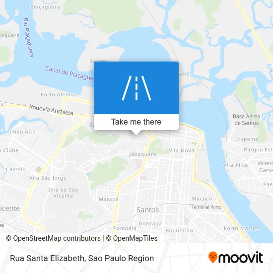 Rua Santa Elizabeth map