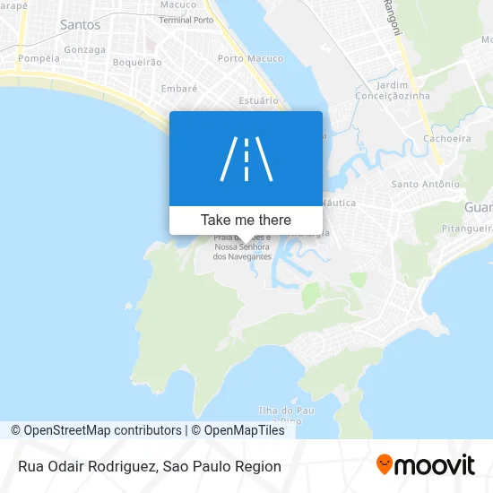 Rua Odair Rodriguez map