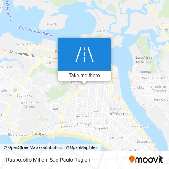 Rua Adolfo Millon map