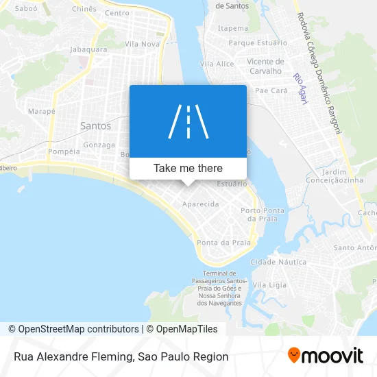 Rua Alexandre Fleming map
