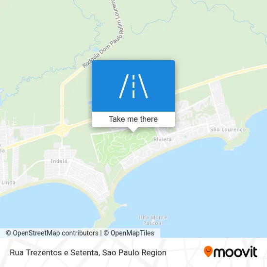 Rua Trezentos e Setenta map