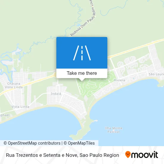Rua Trezentos e Setenta e Nove map