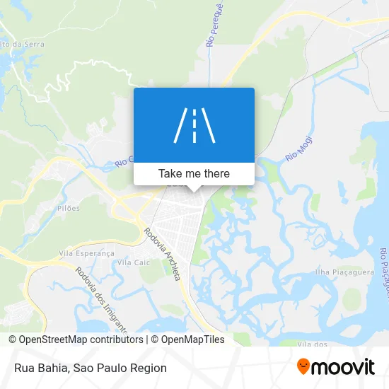 Rua Bahia map