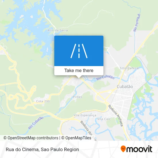 Rua do Cinema map