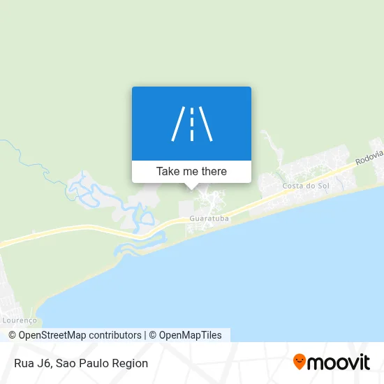 Rua J6 map