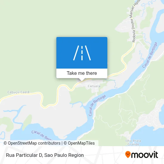 Rua Particular D map