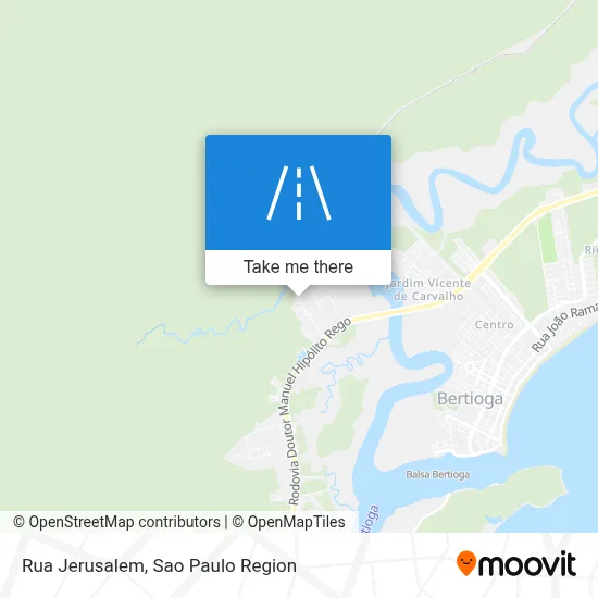 Rua Jerusalem map