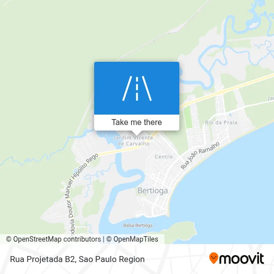 Rua Projetada B2 map