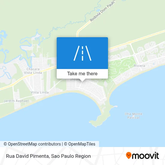 Rua David Pimenta map