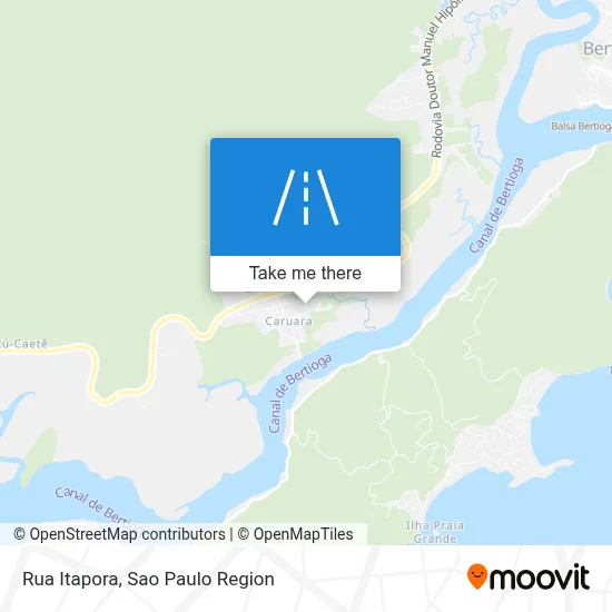 Rua Itapora map