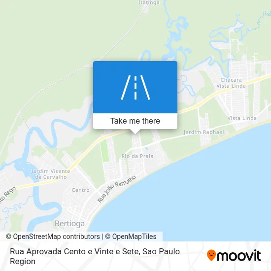 Rua Aprovada Cento e Vinte e Sete map