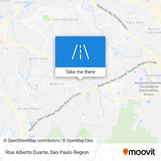 Rua Alberto Duarte map