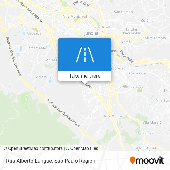 Rua Alberto Langue map
