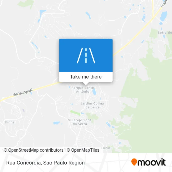 Rua Concórdia map