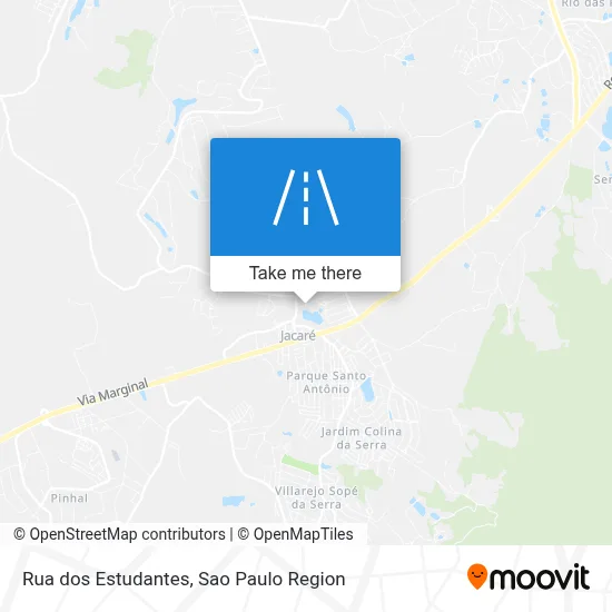 Rua dos Estudantes map