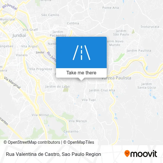 Rua Valentina de Castro map