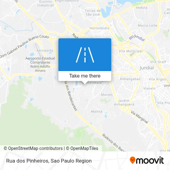 Rua dos Pinheiros map