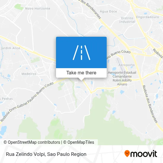 Rua Zelindo Volpi map