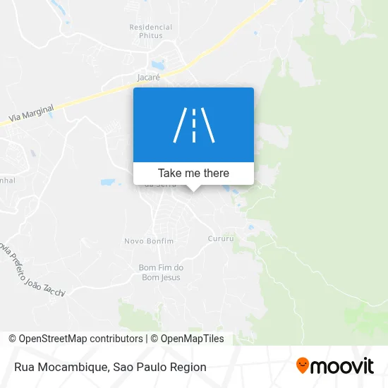 Rua Mocambique map