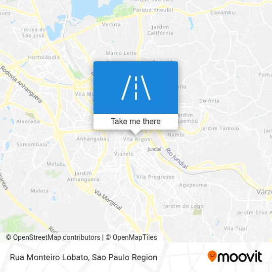 Rua Monteiro Lobato map
