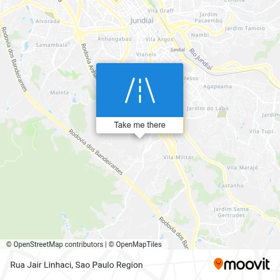 Rua Jair Linhaci map