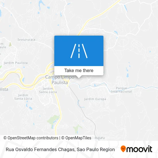 Rua Osvaldo Fernandes Chagas map