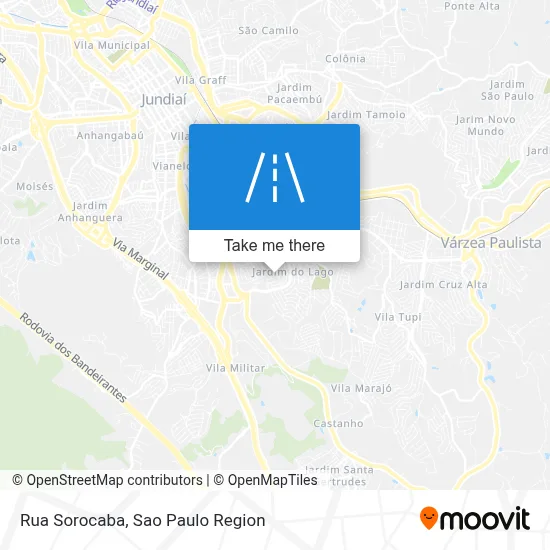 Rua Sorocaba map