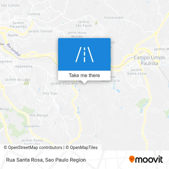 Rua Santa Rosa map