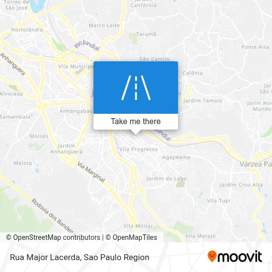 Rua Major Lacerda map