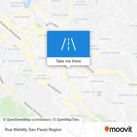 Rua Watelly map